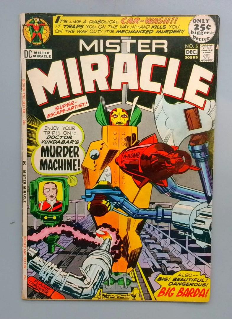 Mister Miracle #5 VG+ 2nd Appearance of Big Barda DC 1971