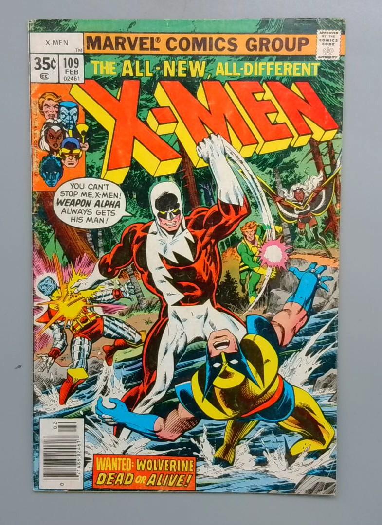 Uncanny X-Men #109 VG 1st Appearance of Weapon Alpha Marvel 1978