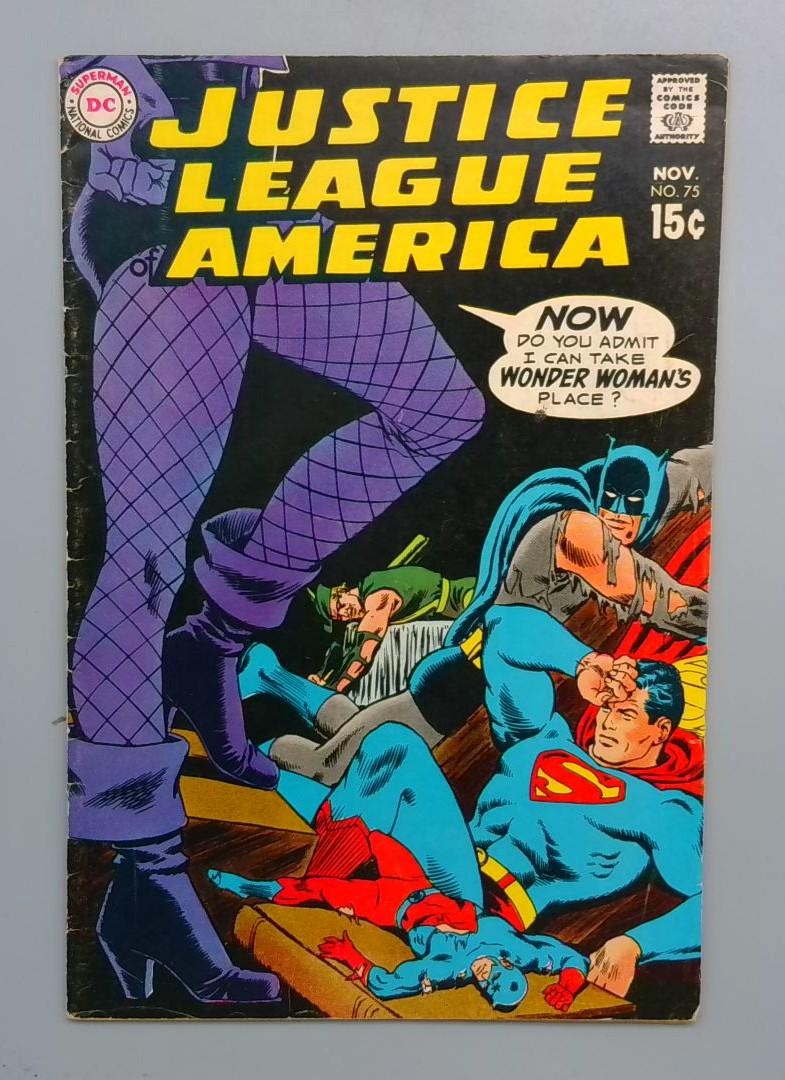 Justice League of America #75 VG/FN 1st Dinah Lance, Black Canary DC 1969