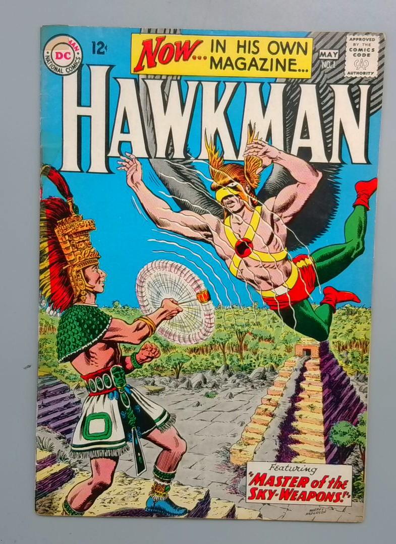 Hawkman #1 VG- Tape on Cover, Interior and Exterior DC Comics 1964