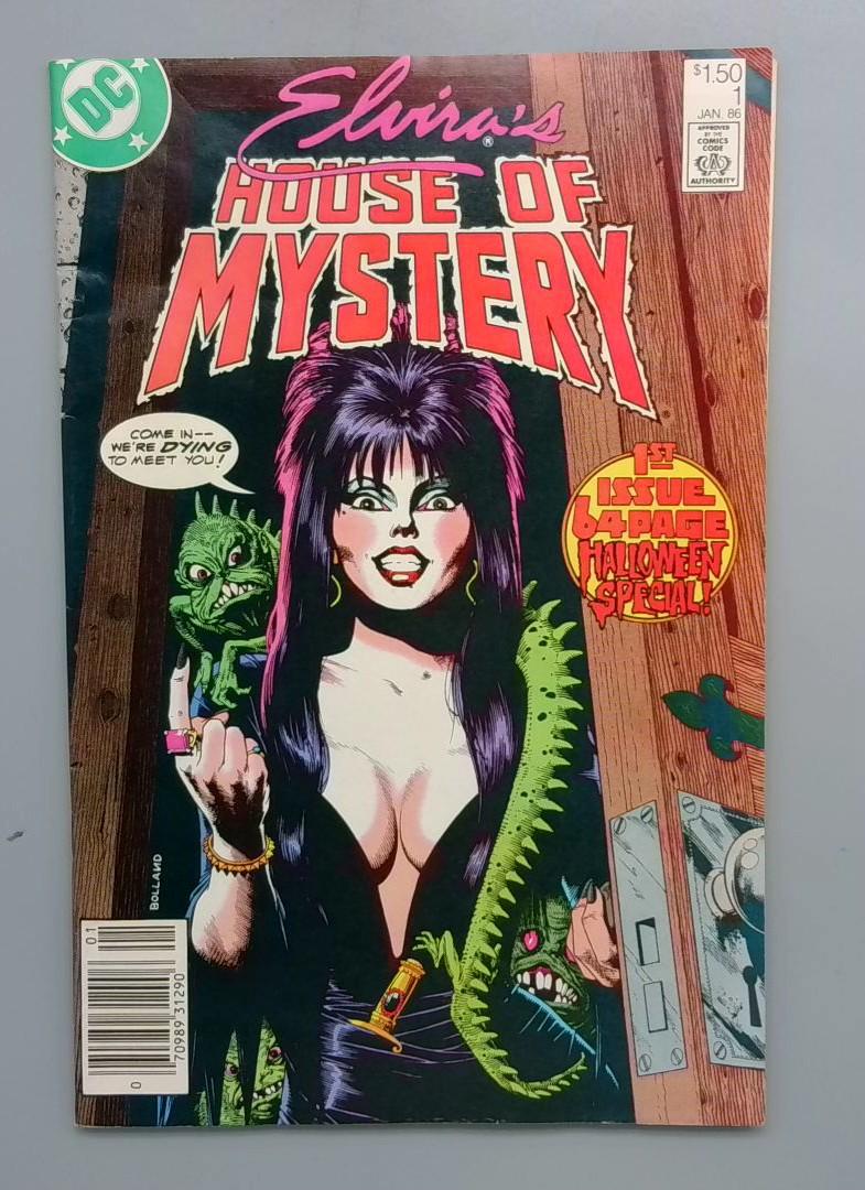 Elvira's House of Mystery #1 Newsstand DC 1986