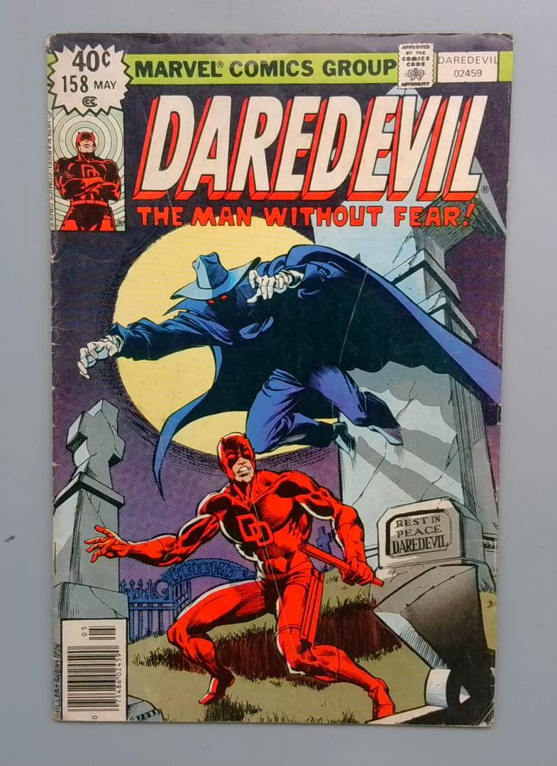 Daredevil #158 VG First Issue of Daredevil by Artist Frank Miller. Marvel 1979