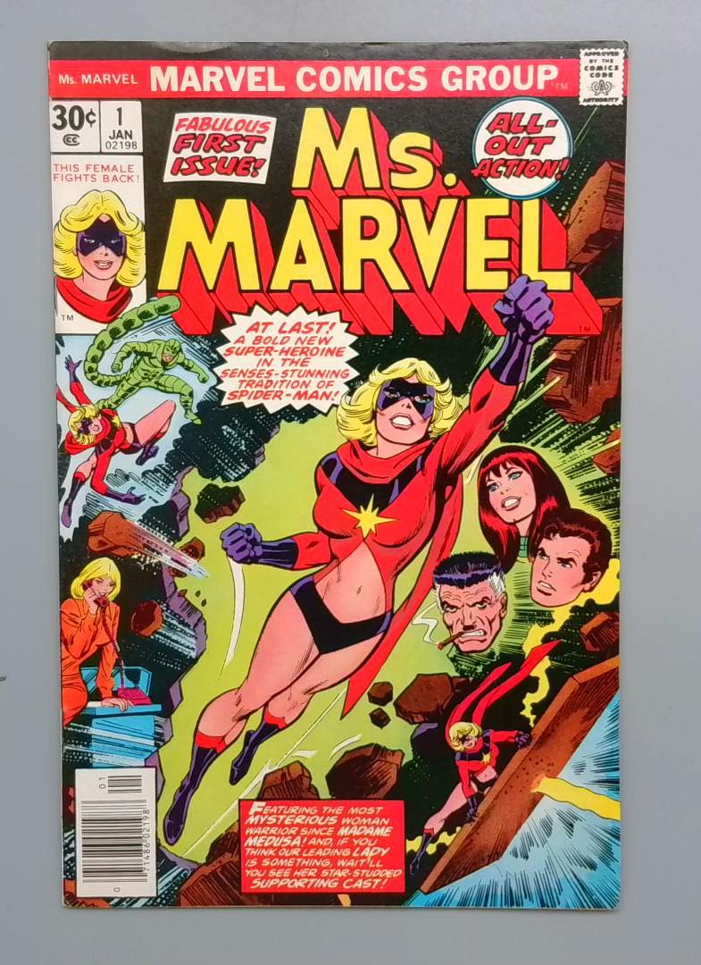 Ms. Marvel #1 VF- 1st Ms. Marvel Marvel Comics 1976