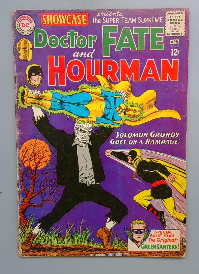 Showcase #55 VG 1st Silver Age Appearance of Solomon Grundy DC 1965