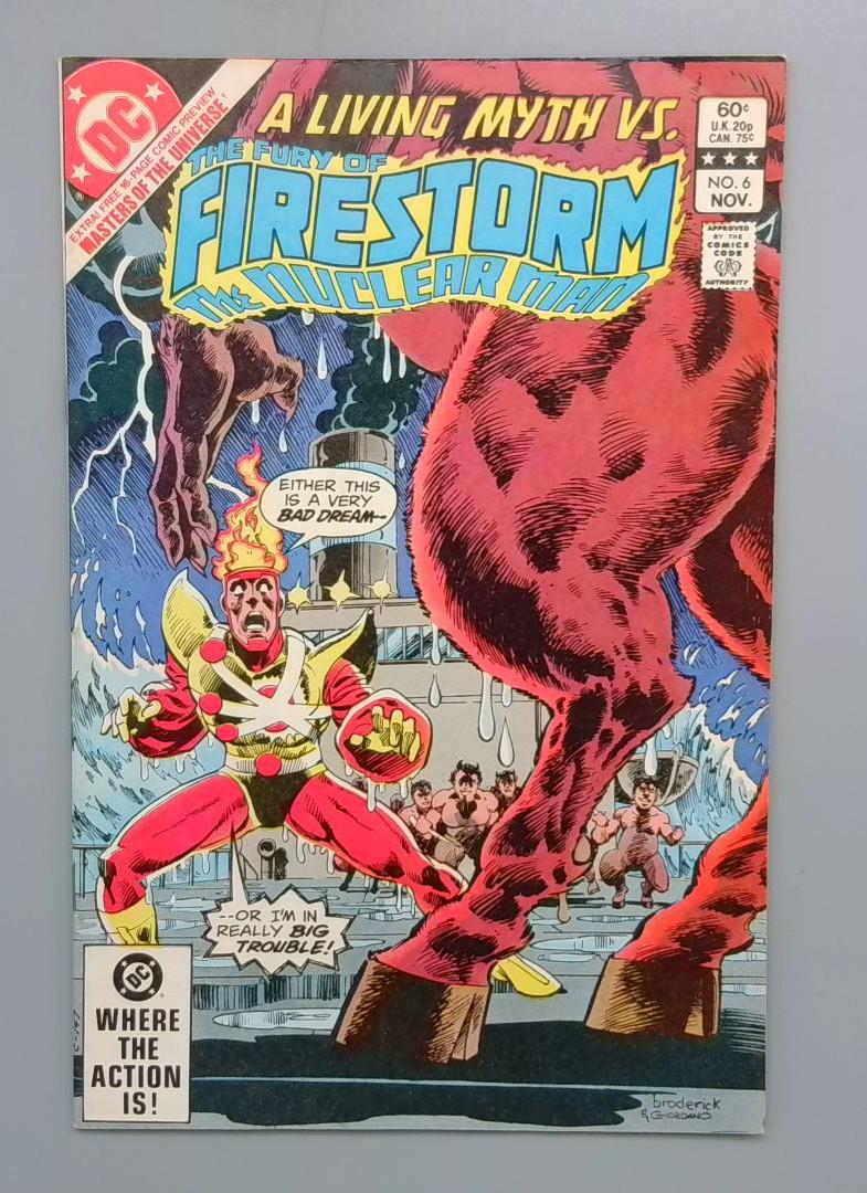 Fury of Firestorm #6 1st Blue Devil DC Comics 1982