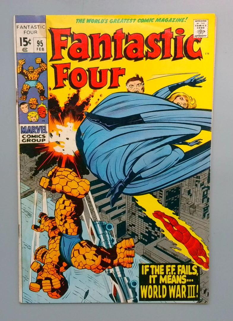 Fantastic Four #95 1st Appearance of Monocle Marvel 1970