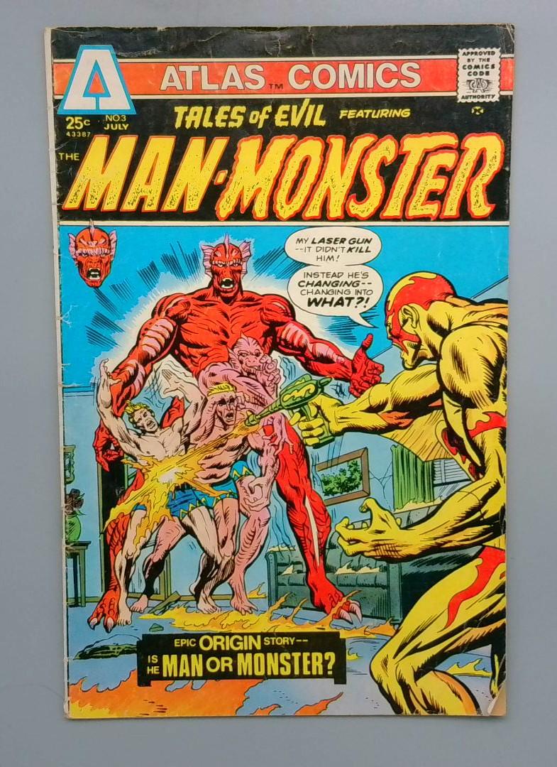 Tales of Evil Man-Monster #1 Atlas 1975