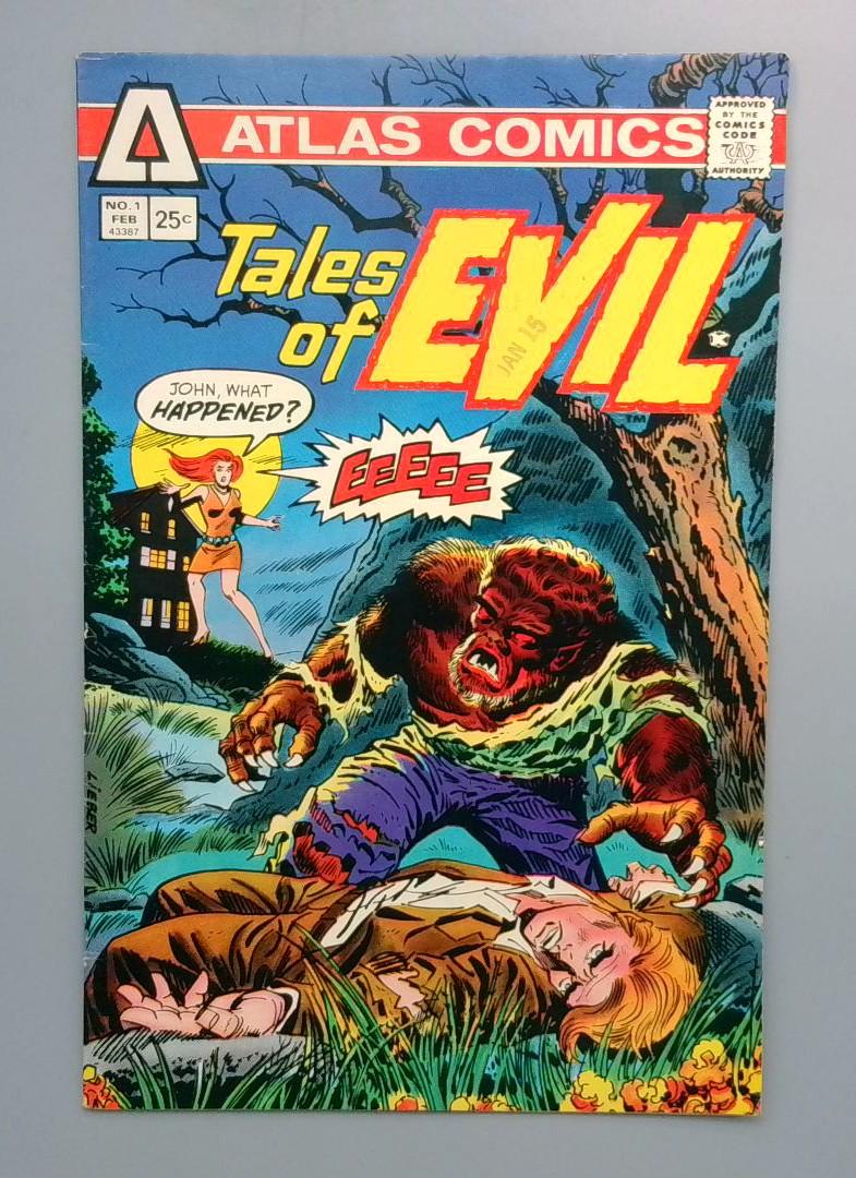 Tales of Evil #1 Atlas Comics 1975