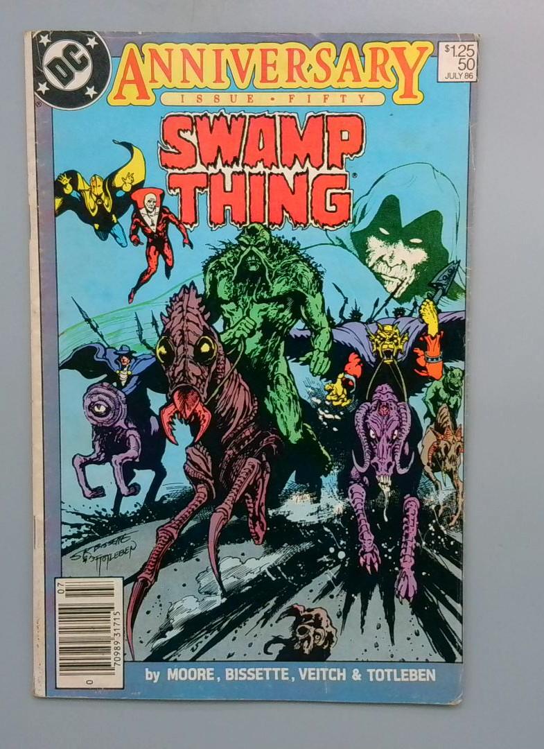 Swamp Thing #50 1st Justice League Dark Newsstand DC 1987
