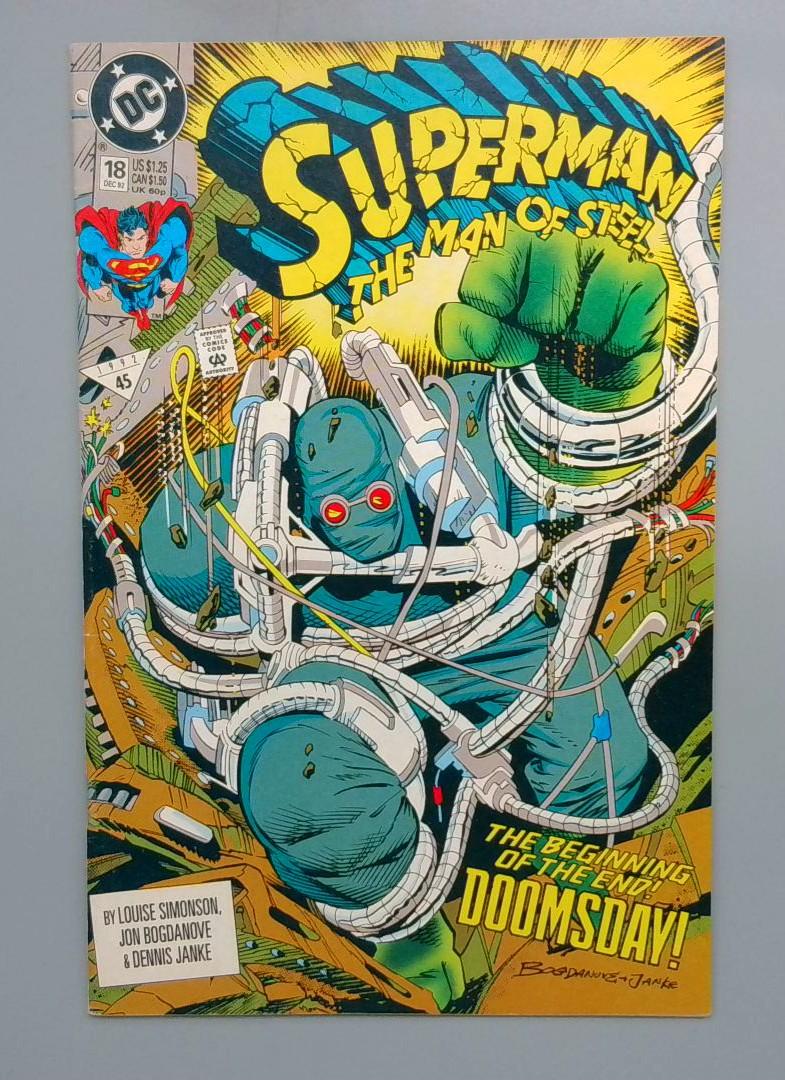Superman The Man of Steel #18 1st Doomsday DC 1992