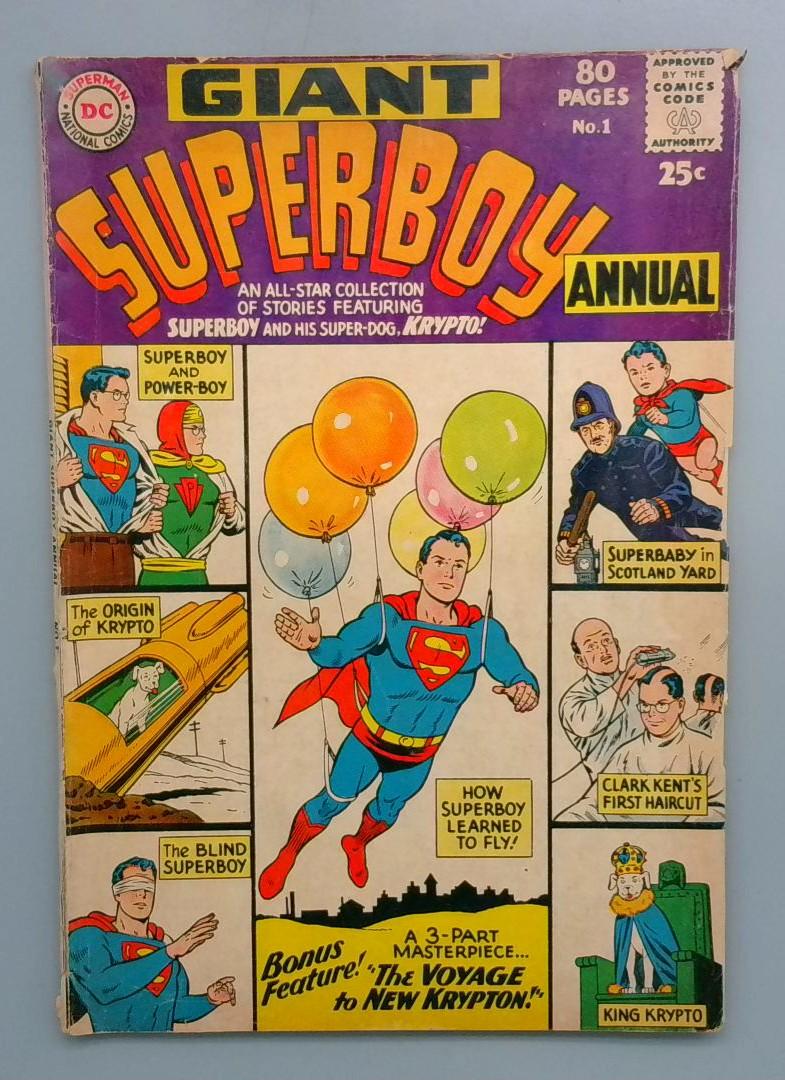 Superboy Annual #1 VG- DC 1964