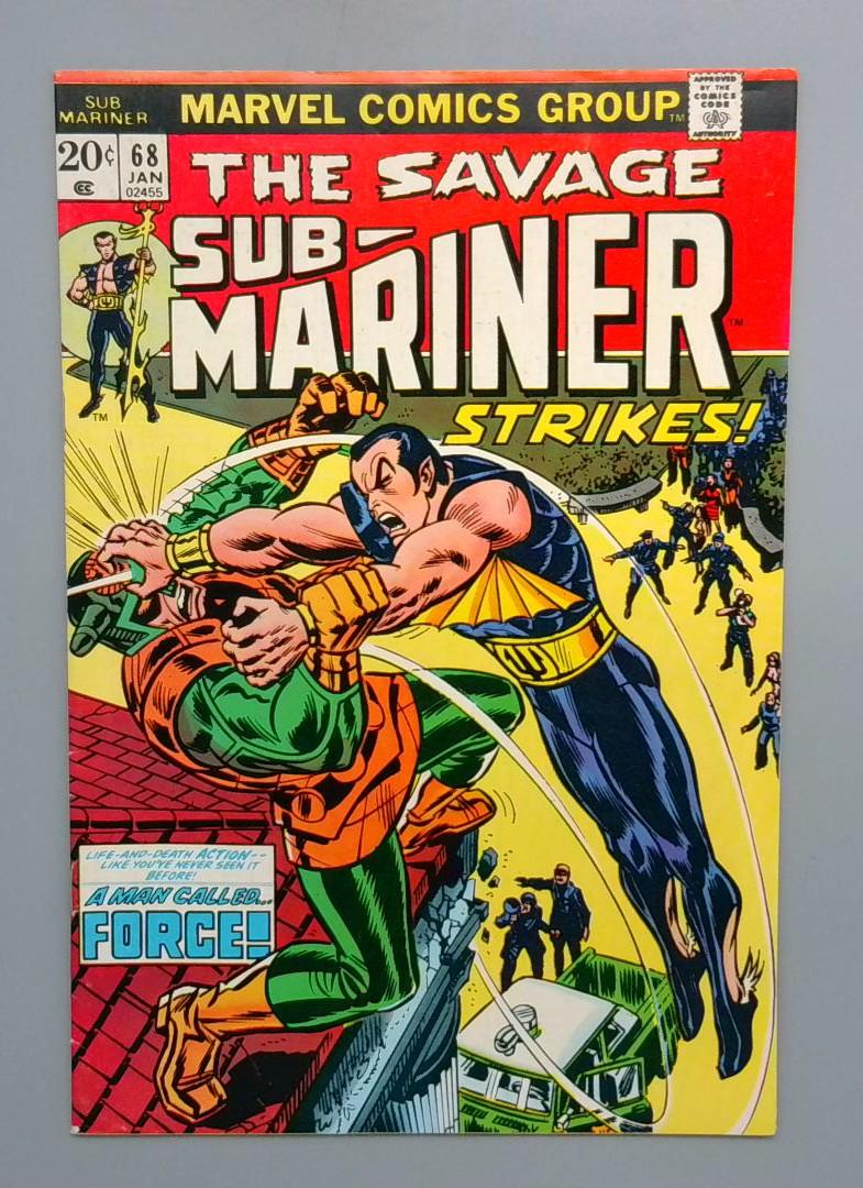 Sub-Mariner #68 FN Marvel 1974