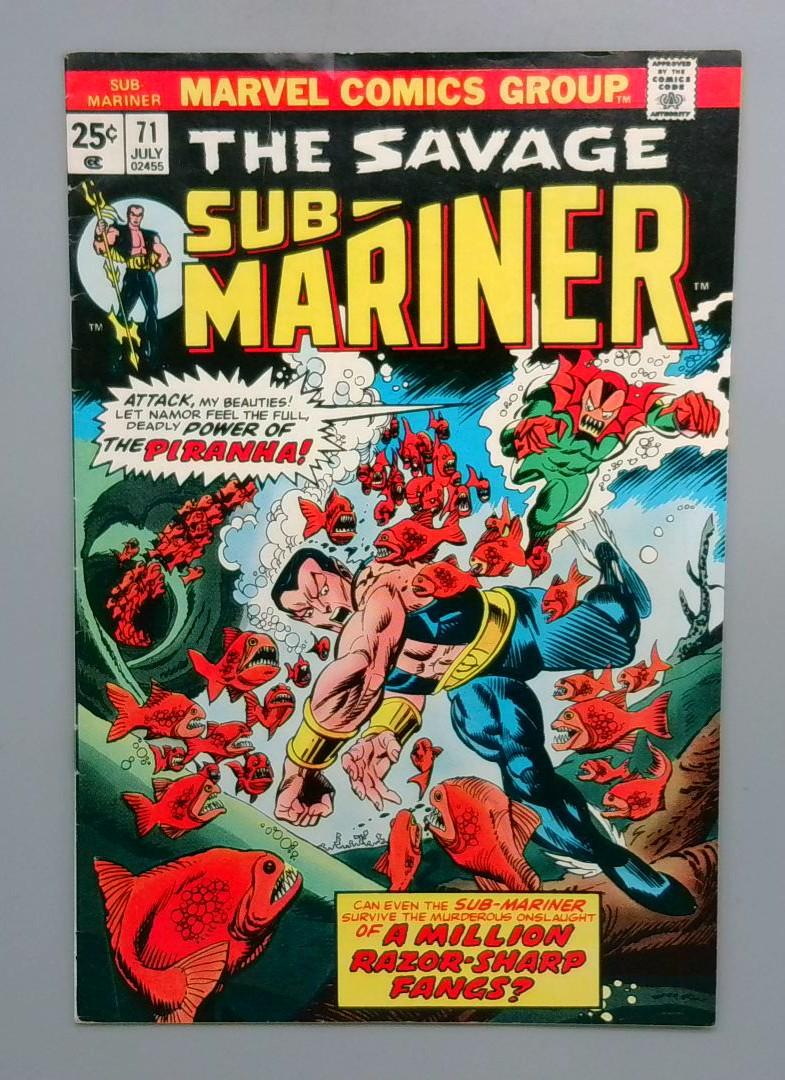 Sub-Mariner #71 Marvel 1974