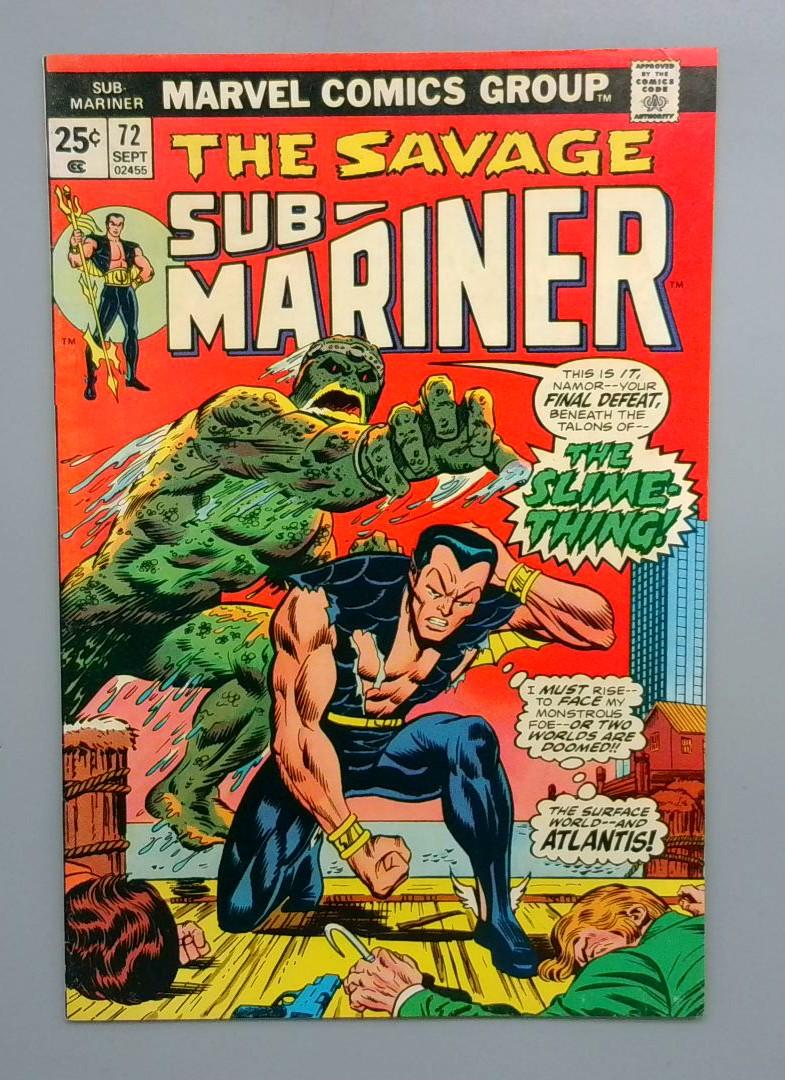 The Savage Sub-Mariner #72 Marvel 1972
