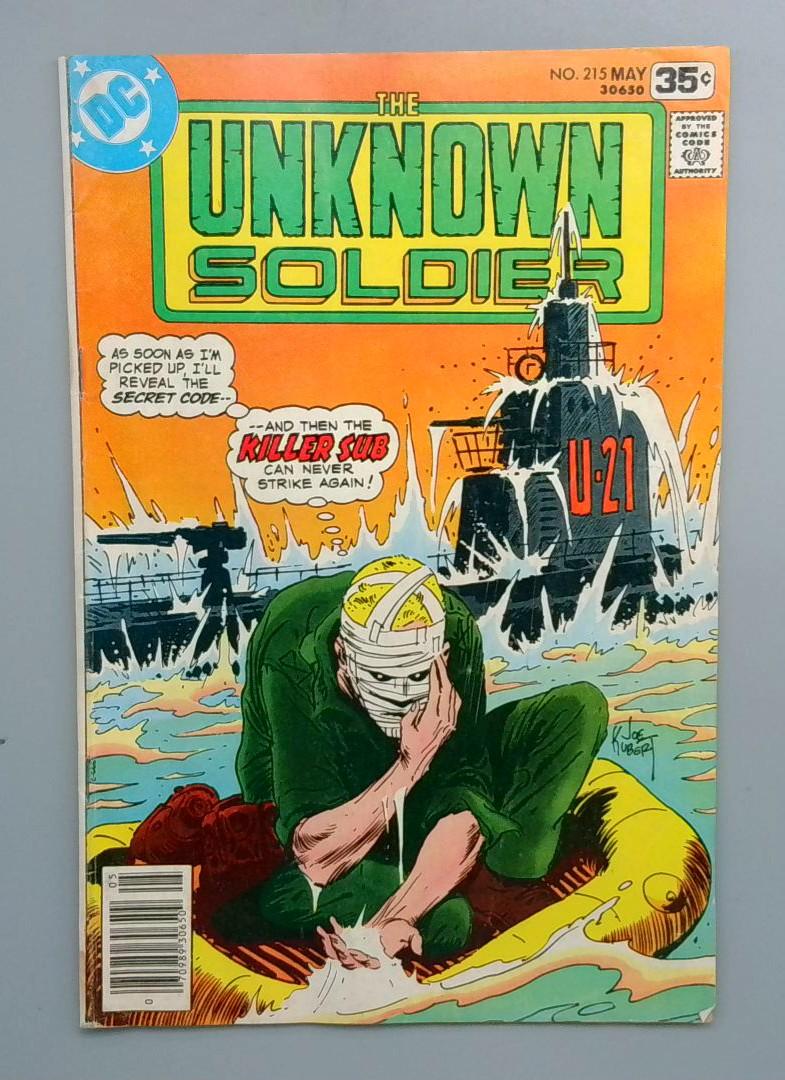 Unknown Soldier #215 DC 1978