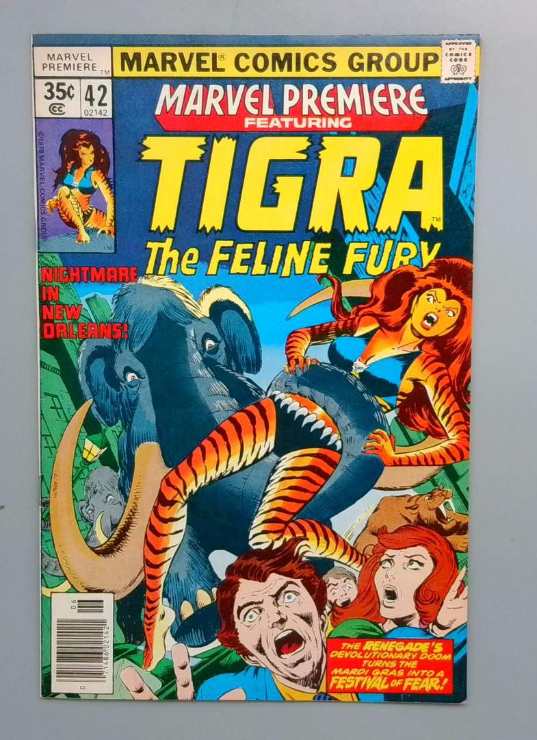 Marvel Premiere #42 VF Tigra Marvel 1978