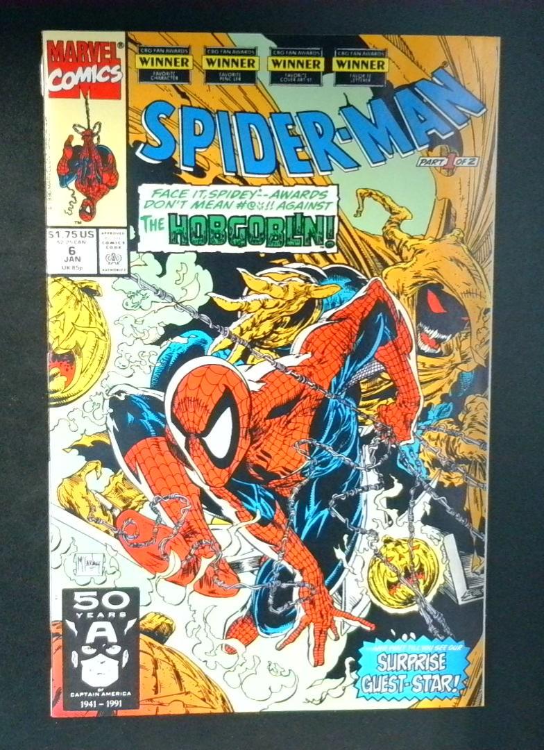 Spider-Man #6 Direct Edition Marvel 1991
