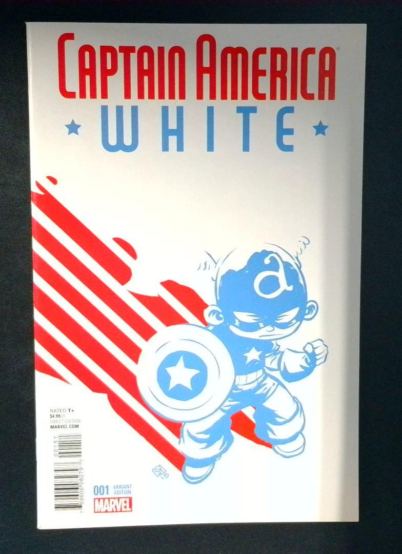 Captain America White #1 Skottie Young Variant Marvel 2015