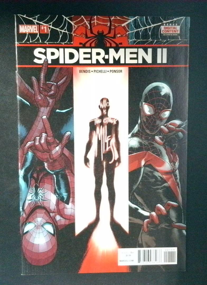 Spider-Men II #1 1st Appearance of Evil Miles Morales Marvel 2017