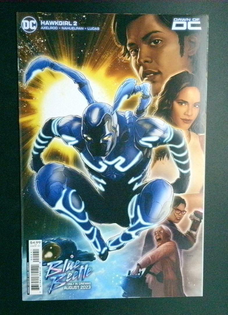 Hawkgirl #2c Kaare Andrews Blue Beetle Movie Card Stock Cover DC 2023