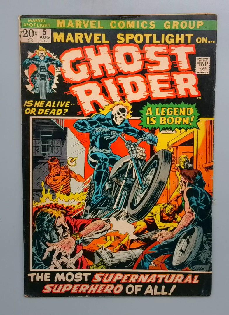Marvel Spotlight #5 GD- 1st Ghost Rider SEE PICS Marvel 1972