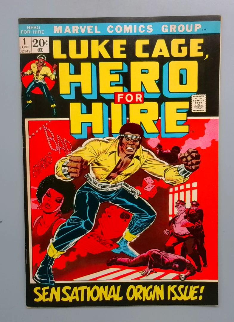 Hero for Hire #1 VF/NM 1st Appearance of Luke Cage Marvel 1972