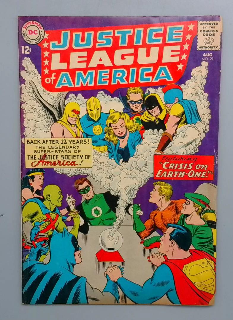 Justice League of America #21 VG- 1st Justice Society DC Comics 1963