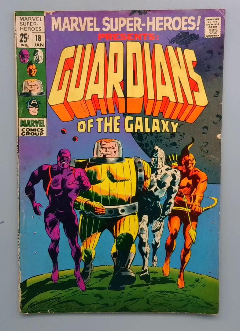 Marvel Super-Heroes #18 VG- 1st Guardians of the Galaxy Marvel 1968