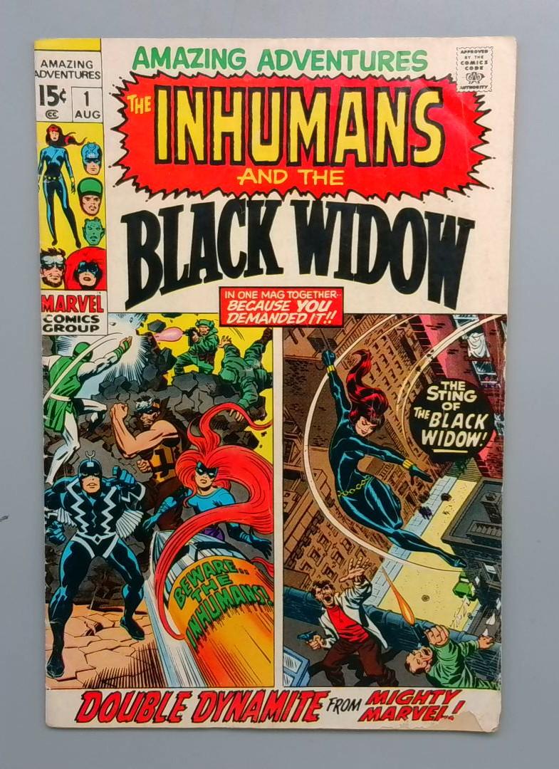 Amazing Adventures #1 The Inhumans and the Black Widow Marvel August 1971