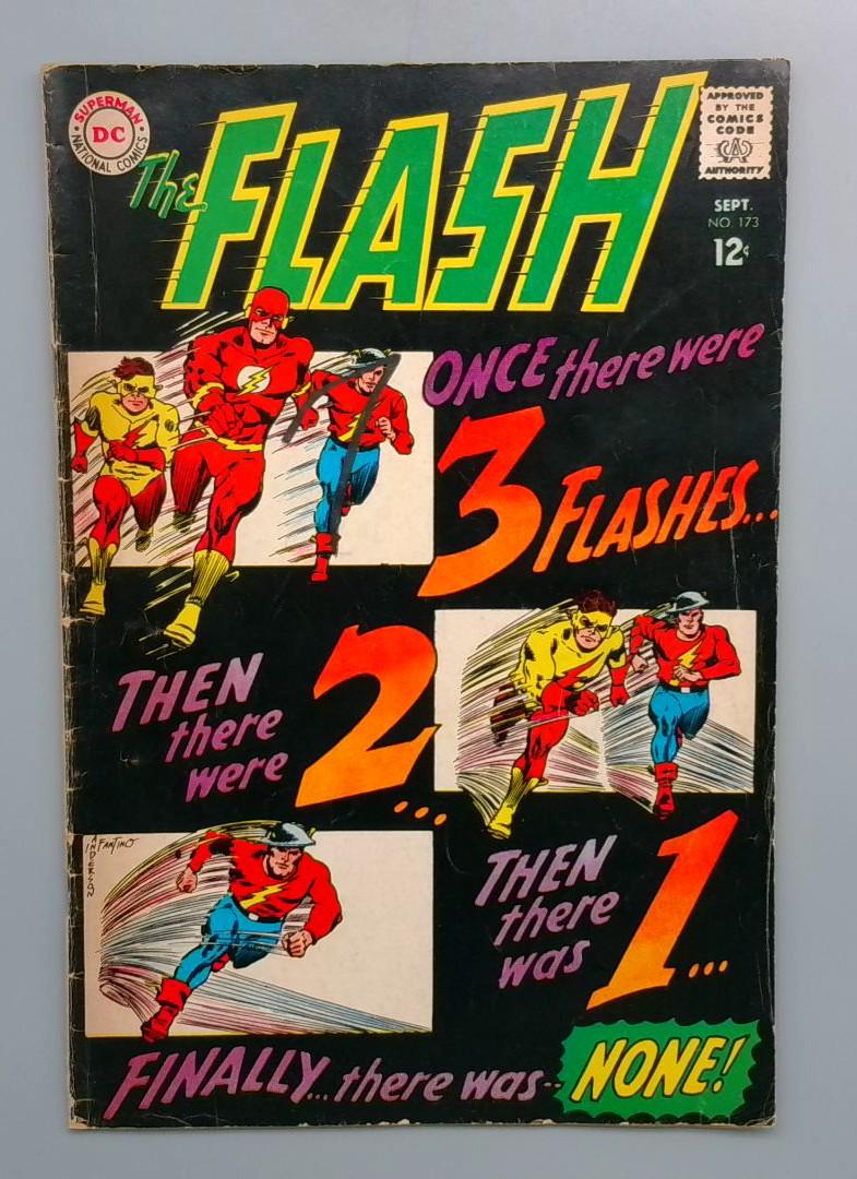 Flash #173 1st Meeting Between Wally West & Jay Garrick DC 1967