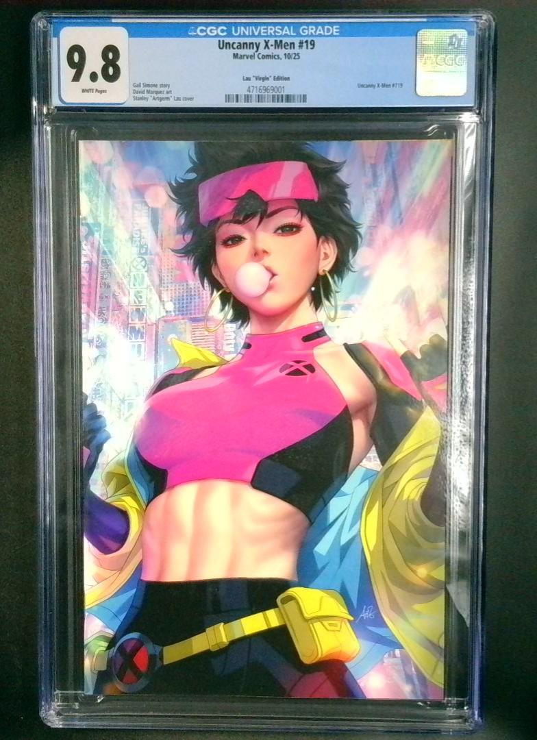 Uncanny X-Men #19 Artgerm Virgin Variant CGC 9.8 Marvel 10/25