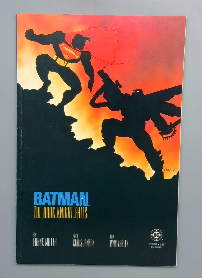 Batman: the Dark Knight Returns #4 1st Print/batman Vs Superman DC 1986