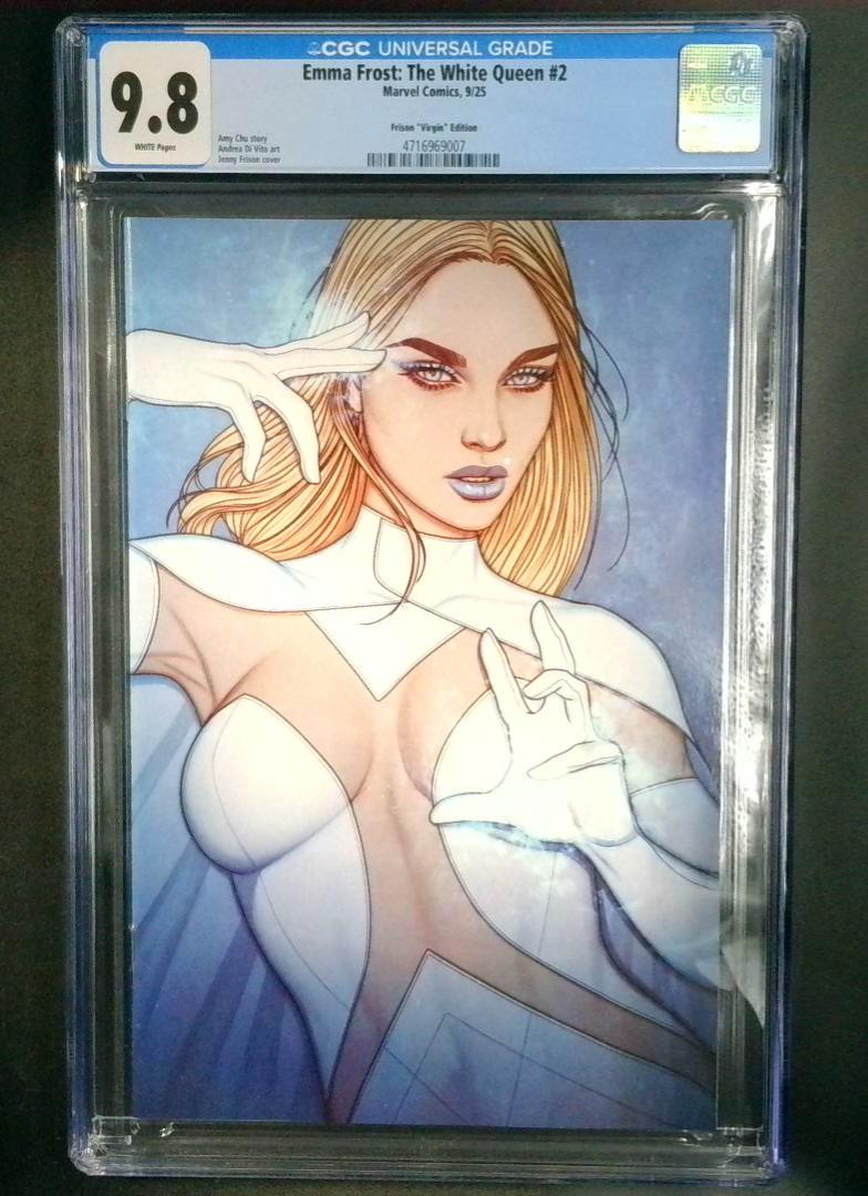 Emma Frost: The White Queen #2 Jenny Frison Virgin Marvel 2025 CGC 9.8