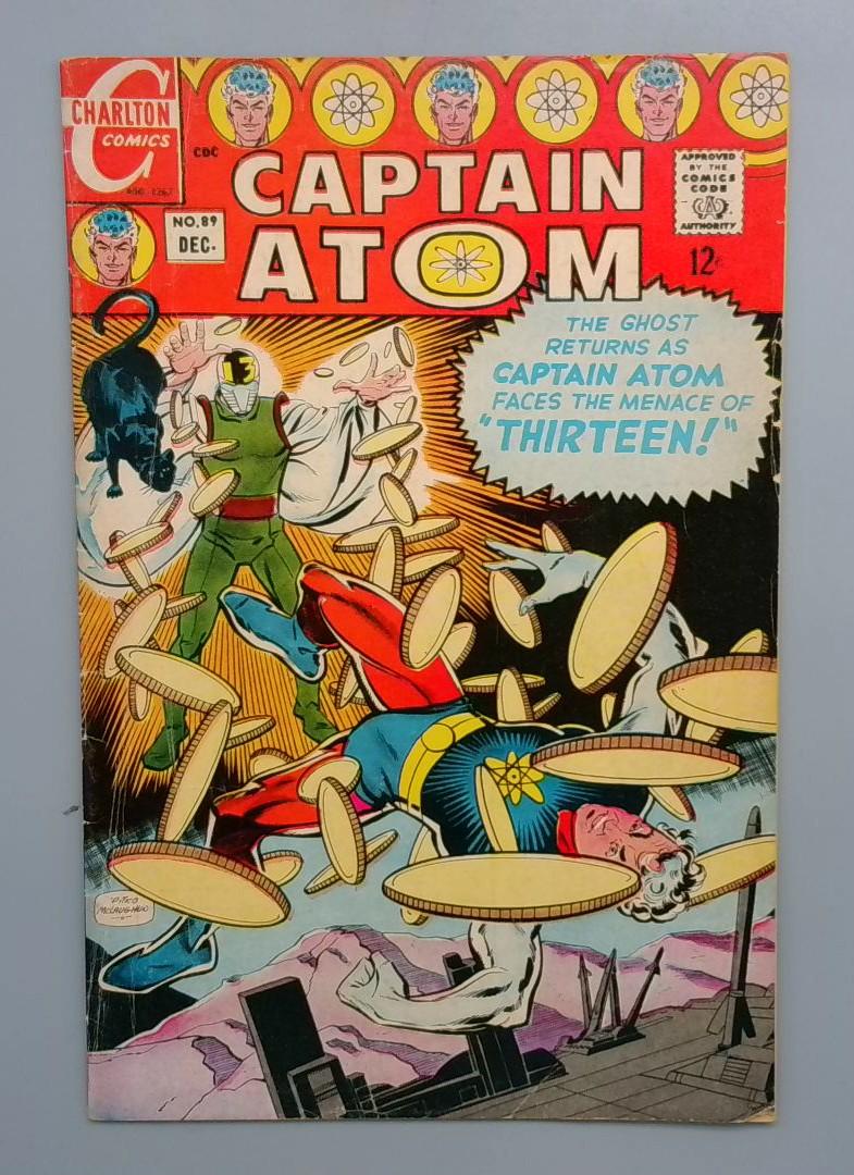 Captain Atom #89 VG Nightshade by Jim Aparo Charlton 1967