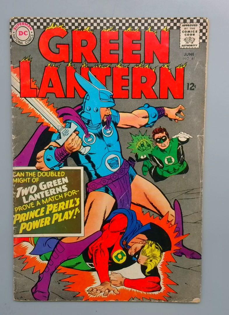 Green Lantern #45 1st Appearance of Prince Peril DC 1966