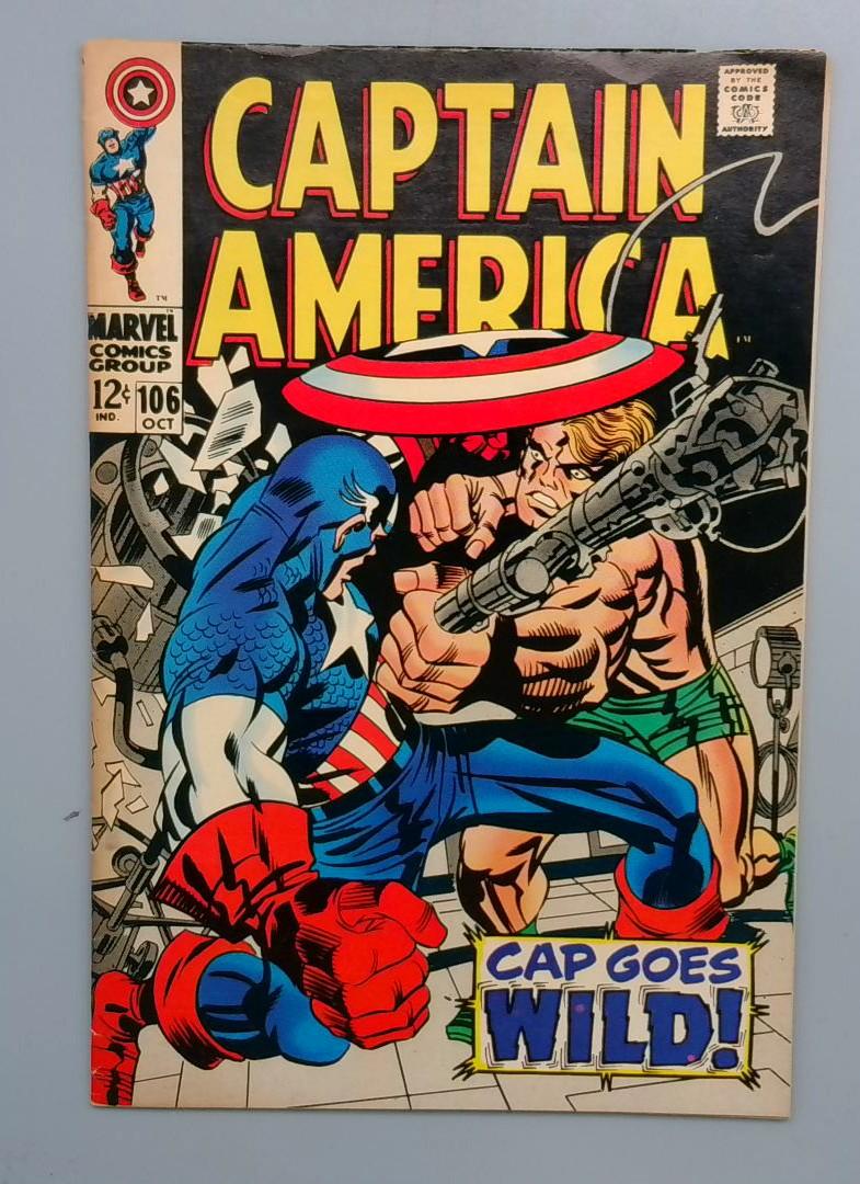 Captain America #106 FN+ Lmd Captain America Marvel 1968