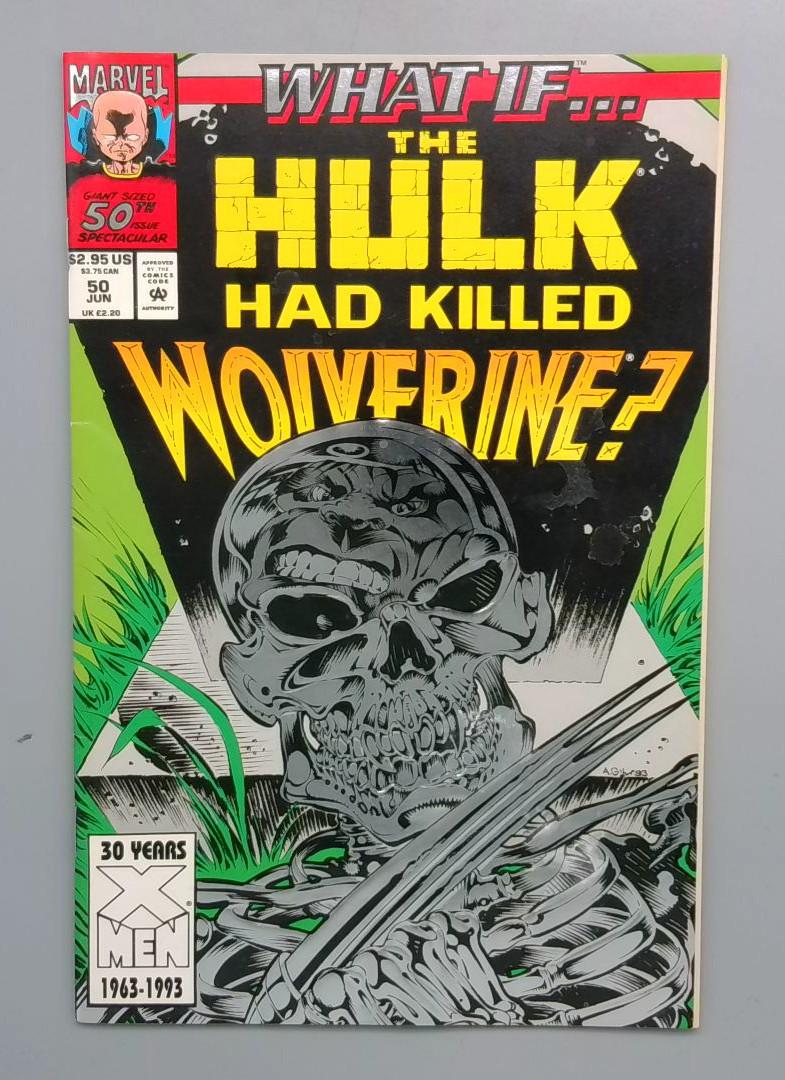 What If...? #50 Hulk Kills Wolverine VF- Marvel 1993