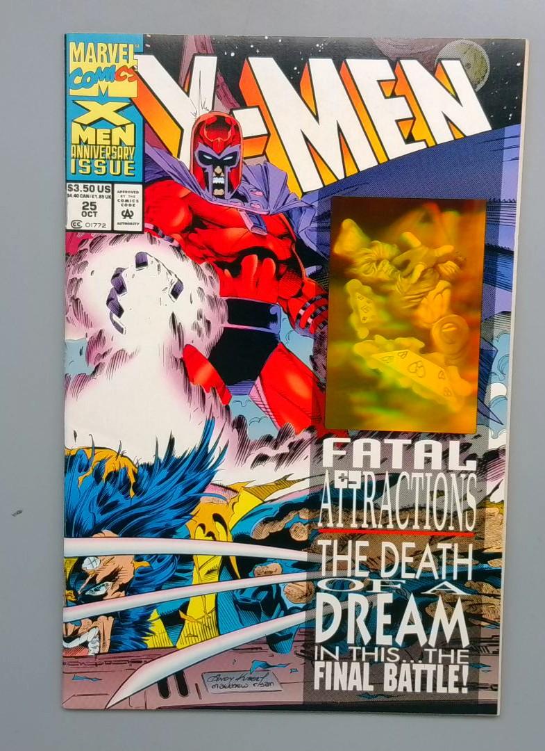 X-Men #25 Gambit Hologram Marvel 1993