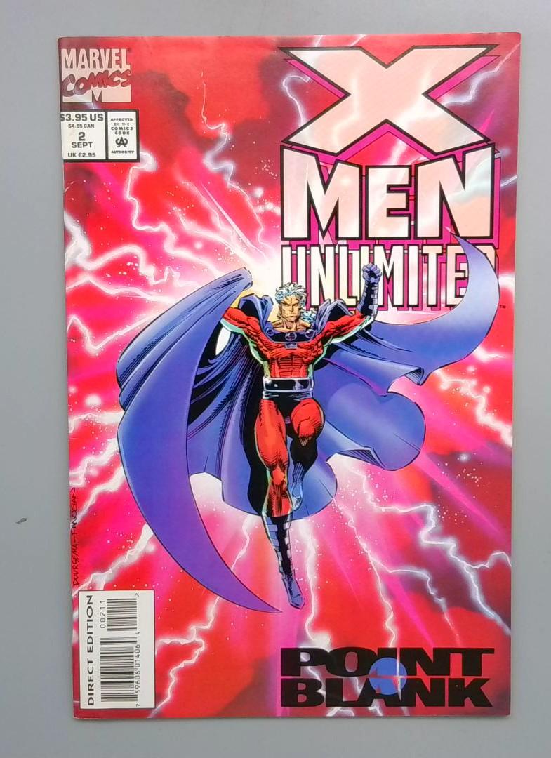 X-Men Unlimited #2 Direct Edition Marvel 1993