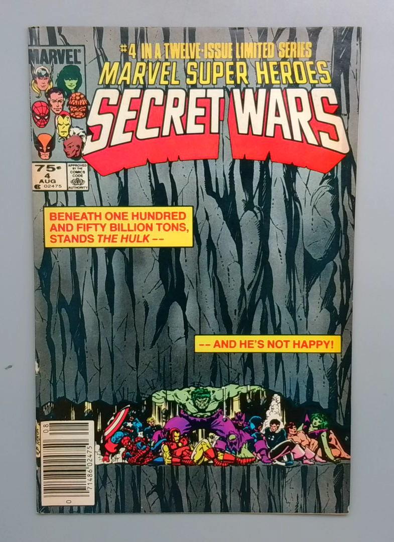 Marvel Super-Heroes: Secret Wars #4 1st Zsaji Newsstand, Marvel 1984