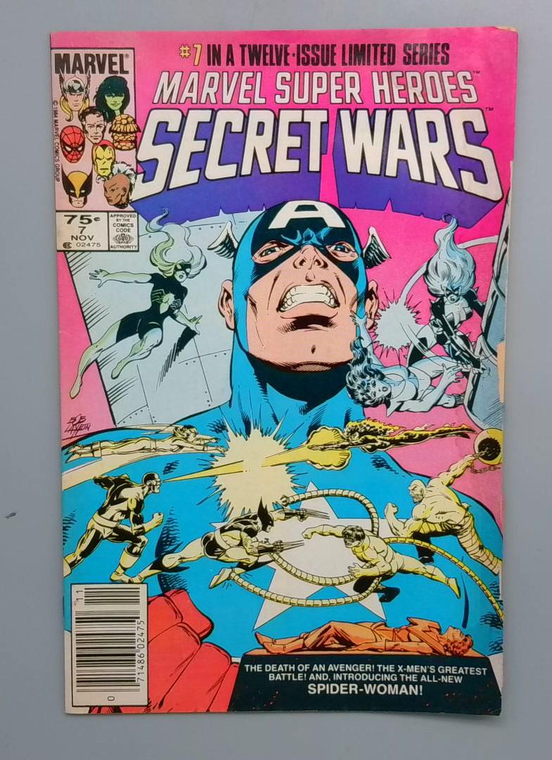 Marvel Super-Heroes: Secret Wars #7 Newsstand, Marvel 1984