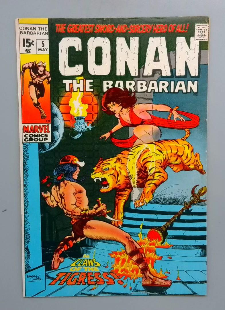 Conan the Barbarian #5 FN Marvel 1971