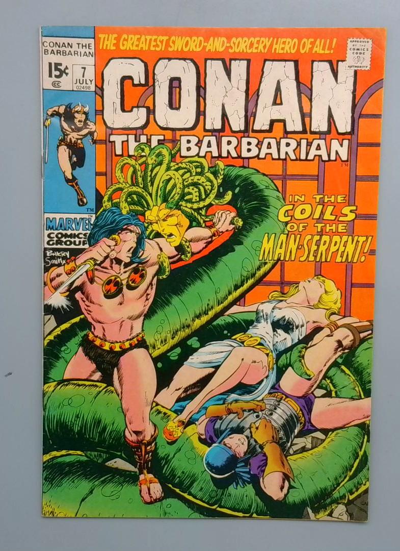 Conan the Barbarian #7 FN- 1st Cameo of Thoth-Amon Marvel 1971