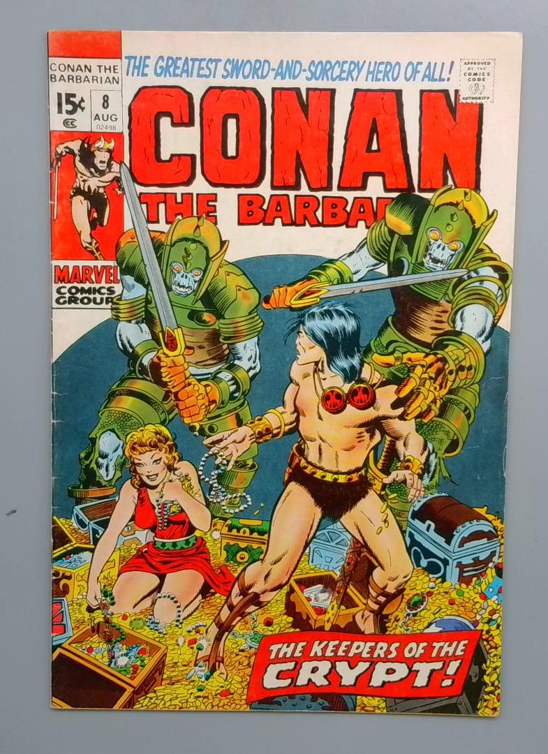 Conan the Barbarian #8 VG+ Barry Windsor Smith Marvel 1971