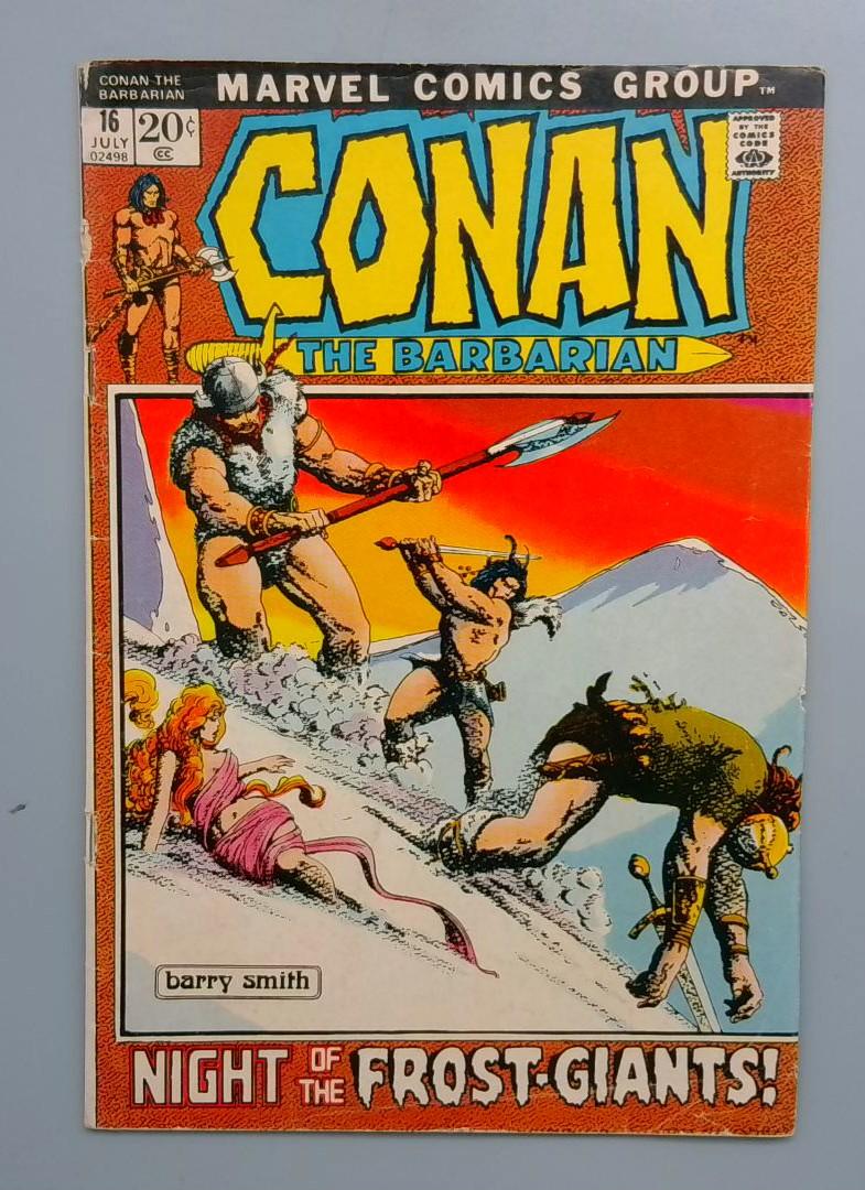Conan the Barbarian #16 Reprint of Savage Tales Marvel 1972