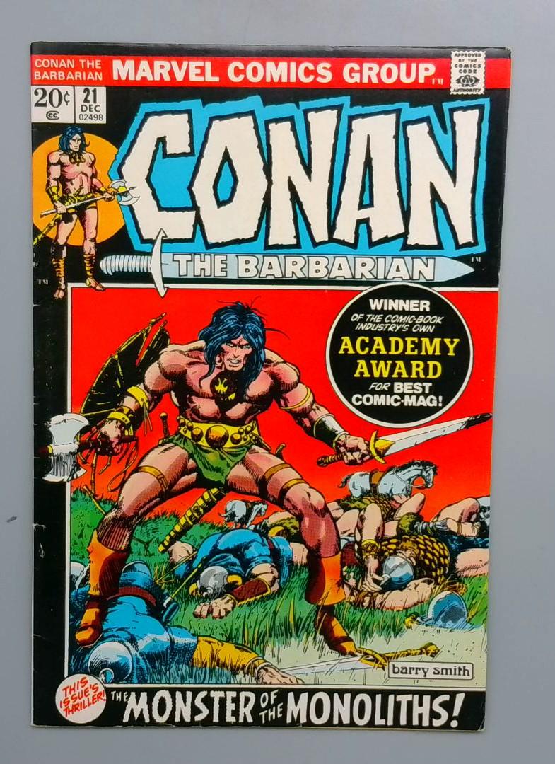 Conan the Barbarian #21 FN+ Marvel 1972