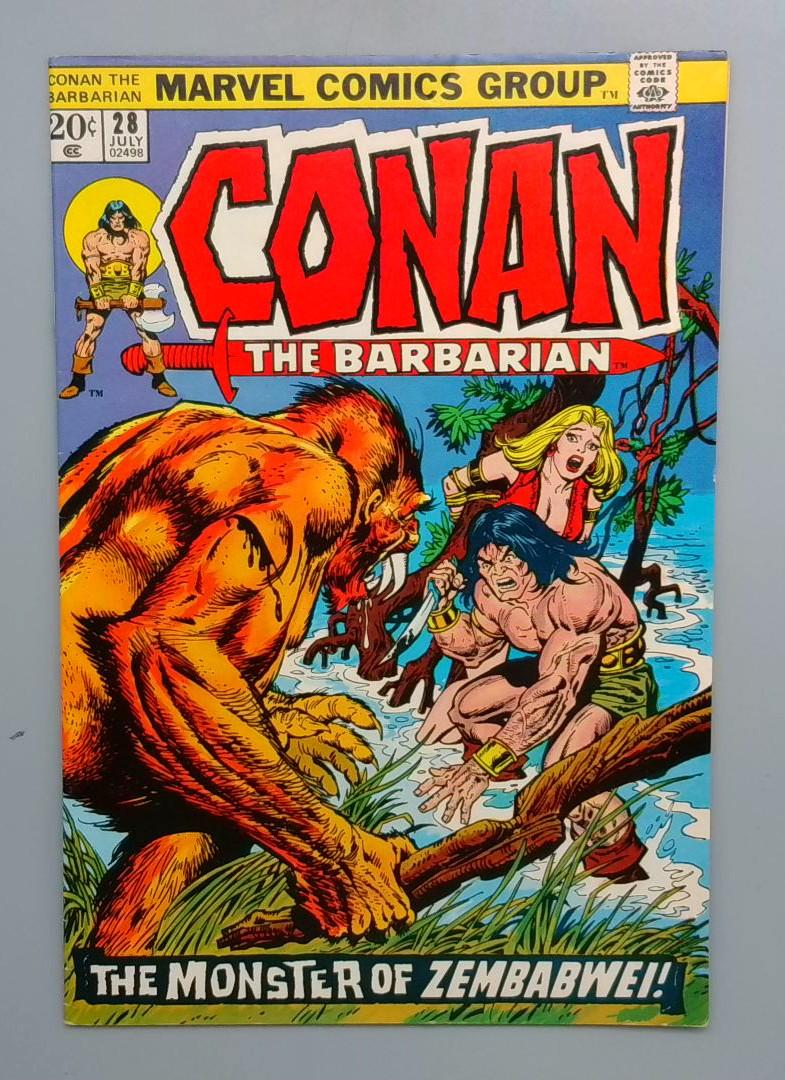 Conan the Barbarian #28 VF Marvel 1973