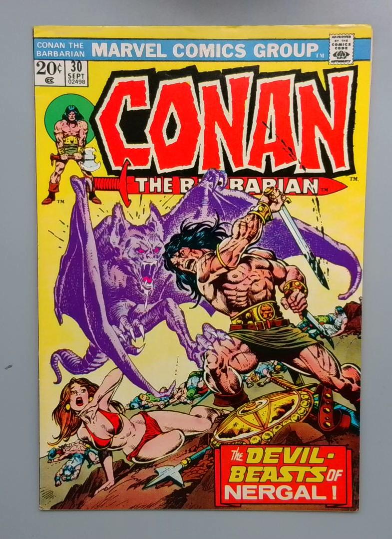 Conan the Barbarian #30 VF- Marvel 1973