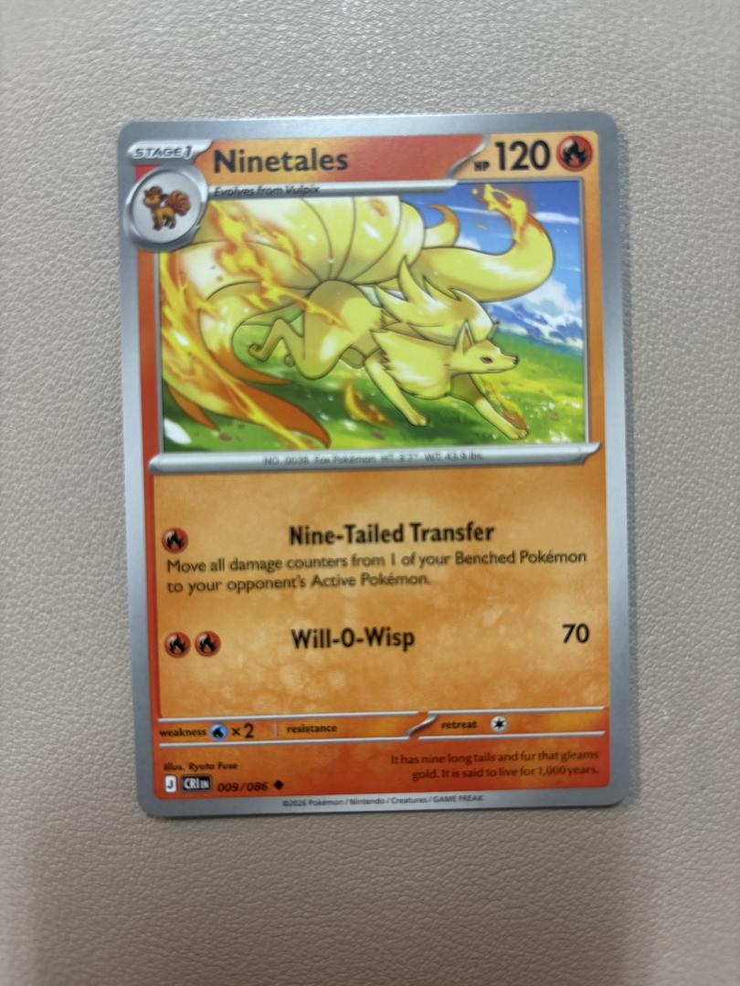 Ninetales - 120/086 - Rare Holo