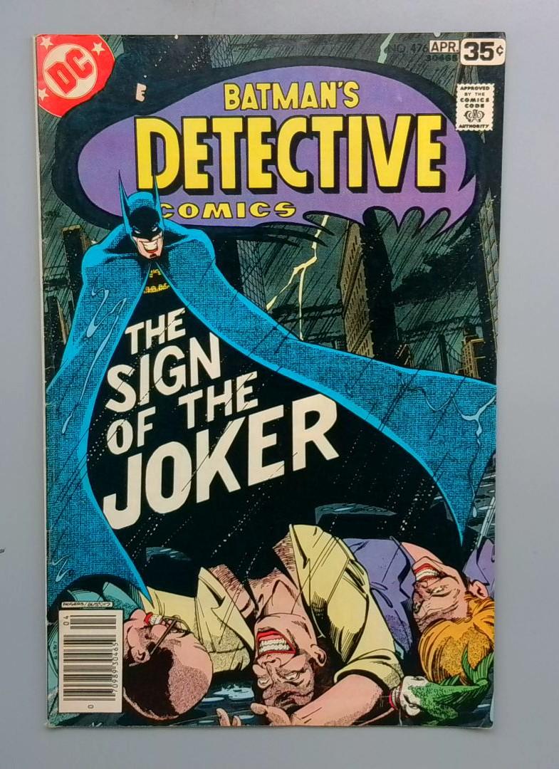Detective Comics #476 VG/FN Classic Sign of the Joker Cover DC 1978